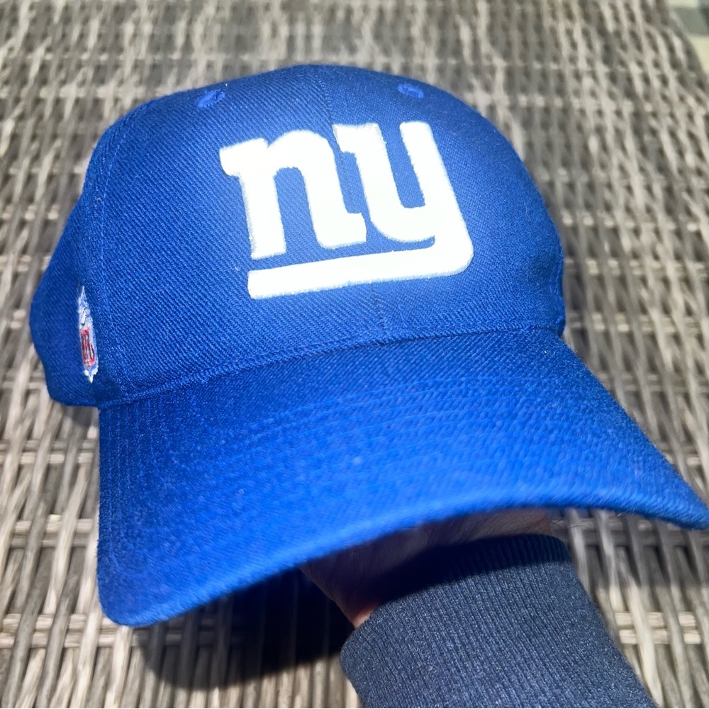 New York Giants Hat NFL Reebok On Field Adjustable Blue NY Logo Cap Football